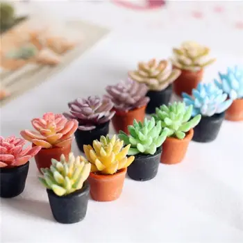 1Pcs Microlandscape Sultingi augalai Vazoninių Augalų Ornamentais Namų Puošybai Amatų Miniatiūriniai Modeliai, Mini Dirbtinių Gėlių Bonsai