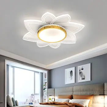 Paprastas, modernus miegamojo lempa Šiaurės kambario lempa, LED lubų šviestuvas kūrybos Namų Led Apšvietimas