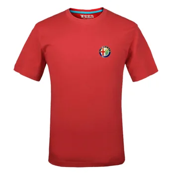 2022 Mens Alfa Romeo Logo T Shirt Cool Atsitiktinis Prnted Marškinėliai Vyrams Mados Marškinėliai Juokinga Viršūnės