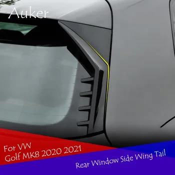 Galinio Lango Pusėje Spoileris, Galinio Lango Pusės Sparnas su Uodega, Priedai VW Golf 8 MK8 2020 2021Car Stilius