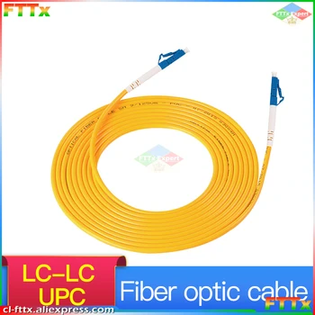 LC Singlemode Fiber Optic Patch Cable LC UPC SM 2.0 arba 3.0 mm 9/125um FTTH Pluošto Pleistras Laido Optinio Pluošto Jumper 3m 10m 30m