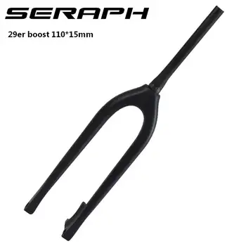 Seraph vėliau kaip kalnų dviračių šakės pardavimas Padidinti mtb šakutės 29er 110*15mm MTB Šakutės 1-1/8 1-1/2 diskiniai stabdžiai 160mm už FM299 rėmelį
