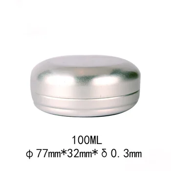 100ml Aliuminio Puodą, 100ML Metalo Jar, Aromaterapija Jar, eterinis Aliejus, Dėžutės, Kosmetikos Aliuminio Jar F20171818