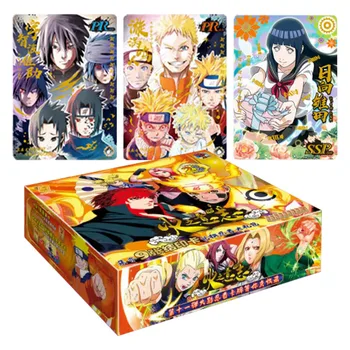 Naujas Naruto SSP Įdegio Spalvingas Korteles Anime Duomenys Naruto Sasuke stalo Žaidimas Kolekcija 