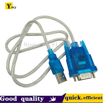 USB 9-nuoseklųjį kabelį HL-340 chip USB į serial cable, USB-RS232 paramos win7
