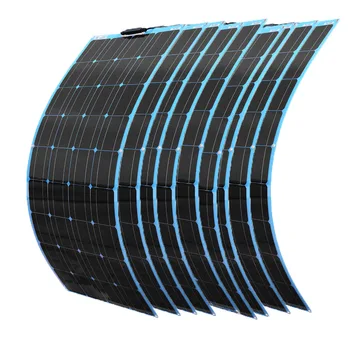 120W - 1200W Lanksčias saulės skydelis solarpanel kolektorių baterija 12v 24V įkrovimo namų lengvųjų automobilių Ratų Valtis jachta