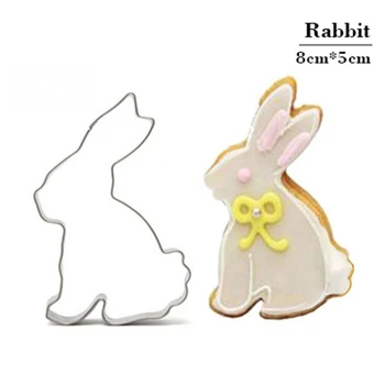 Minkštas Rabbit Cutter Žaislas Virtuvės Parduoti Kiaušinių Sluoksnį Biskvito Sausainių Kepimo Antspaudas Įrankiai, Minkštas Virtuvės Nerūdijančio Plieno Parduotuvė