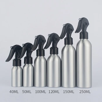 Mini Spray 100ml Aliuminio Kvepalai Su Juoda/Balta/Išvalyti Siurblio Kosmetikos Pakuotės