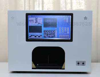 5 nagai spausdinimo metu, nagų ir gėlių spausdintuvas su jutiklinio ekrano ir WIFI naujas atnaujintas 3 metų garantija nagų dailės mašina
