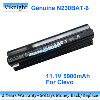 Originali N230BAT-6, Baterija Clevo N230BAT-3 N230BAT6 Nešiojamas Baterija 11.1 V 5900mAh 66Wh
