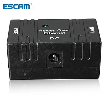ESCAM 10/100 Mbp Passive POE DC Power Over Ethernet RJ-45 Purkštuvas Splitter Wall Mount Adapteris IP Kameros LAN Tinklo 1PC