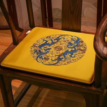 Gėlių Aplikacija neslidus Sėdynės Pagalvėlės Klasikinis Kinų Stiliaus Aukštas--klasės Kėdės Pagalvėlės su Įdaru Namų Šaliai Dekoro