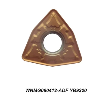 Originalus WNMG 080412-ADF WNMG080412-ADF YB9320 Perdirbimas, Nerūdijančio Plieno, Išorinis Tekinimas CNC Savininkas Karbido Įterpti 10 Vnt./dėžė
