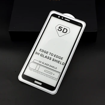 10vnt/daug 5D Visiškai Padengti Grūdinto Stiklo Screen Protector For Huawei mate 20 lite Mate 10 Lite Pro P smart Garbę 10 P20 Nova lite