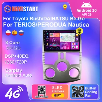Toyota Rush/DAIHATSU Būti-Go/TERIOS/PERODUA Nautica Automobilio Radijo Grotuvas, Navigacija, Automobilinis USB 