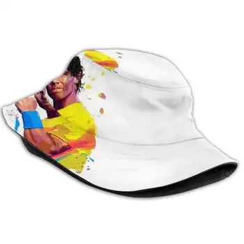 Rafael Nadal Žvejo Skrybėlę Kibirą, Skrybėlės, Kepurės Nadal Rafael Rafa Tenisas