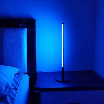 Šiuolaikinių LED Grindų Lempos RGB Grindų Šviesos Spalvinga Miegamojo, Valgomojo Kambario Atmosferą Apšvietimo Namų Patalpų Dekoro Stovi Lempos#20