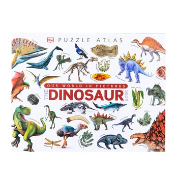 Montessori Vaikams Užimtas Valdybos 3D Užimtas Knygos Pradžioje Mokymosi Švietimo Įpročius Žinias, Plėtoti Dropshipping Dinozaurų Lipdukas