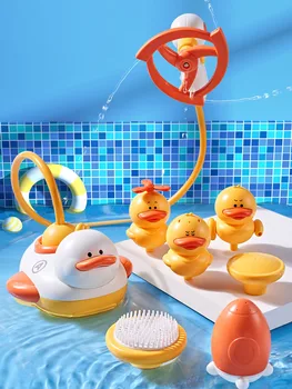 2021 M. Nauja Baby Vonios Žaislai Vaikams Purkšti Vandenį Vonios Žaislus, Elektros Antis Baby Shower Vandens Žaislai Kamuolys Vonios Kambarys Kūdikių Vonia Vandens Žaislas