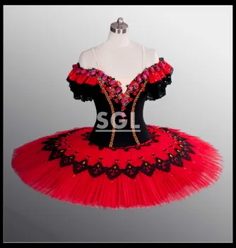 Nemokamas Pristatymas Suaugusiųjų Baleto Tutu Sijonai Scenos Kostiumų ispanų Šokis Iš Spragtukas