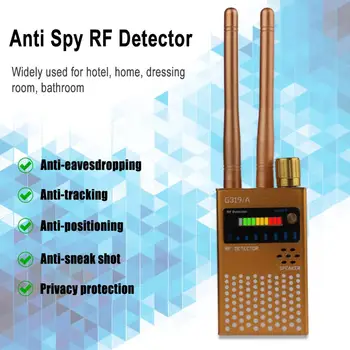 G319A Multi-funkcija Anti Detektorius Klaidą Mini Garso SPY-Camera GSM Finder GPS Signalas, DAŽNIŲ Aptikimo Sekimo Aptikti Belaidę Kamerą