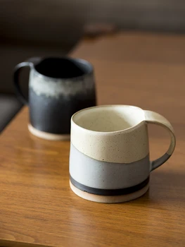 Japonų Kūrybos Šviesą Keramikos Kavos Puodelį, Buitinės Keramikos Kabinti Ausies Puodelis nglish Popietę Arbatos Puodelio Pusryčiai Pieno Puodeliai Dovana