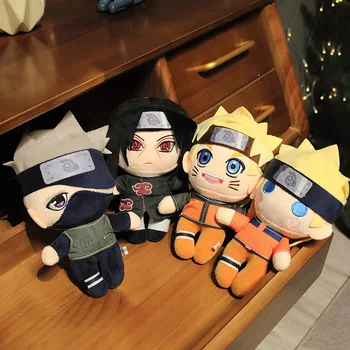 Anime Naruto Pliušinis Animacinių filmų Kakashi Uchiha Itachi Pliušinis Uzumaki Naruto Lėlės Pliušas Pagalvės Žaislas Vaikų Žaislai Kalėdų Dovana 20CM