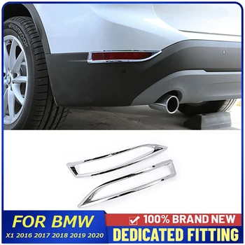 BMW X1. 2016 m. 2017 m. 2018 m. 2019 m. 2020 ABS Chrome Galinis Bamperis Rūko Žibinto Rėmelis Trims Padengti Lipdukai, Auto Priedai
