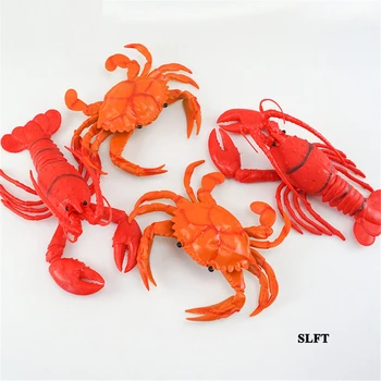 vaikai vaikams žaislų parduotuvė parduotuvė dekoravimo, modeliavimo jūros gyvūnų modelio netikrą krabai, omarai vėžys vėžiai krevetės krevetės rekvizitai