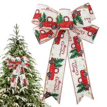Kalėdų Medžio Lankai 14X9 Colių Peteliškės Dirbtinės Kalėdų Eglutės Dekoro Minkštas Patvarus Kalėdų Papuošalai Medžio Durys