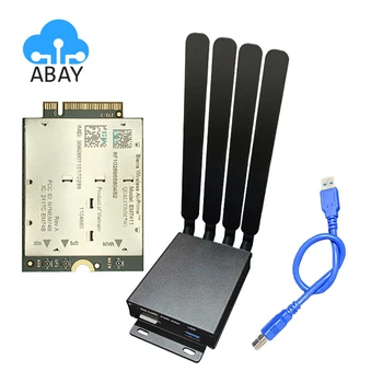 M. 2 USB3.0 5G Modulis Atveju + Siera AirPrime EM7411 LTE Cat7 M. 2 modulis + antena USB Dongle