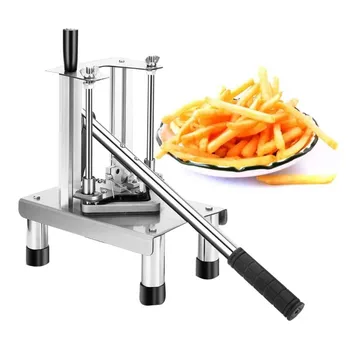 Komercinės Chip Pjovimo Mašina, Bulvių Cutter Salotos Juostelės Mašina Agurkai Pjovimo Staklės, Bulvytės