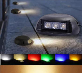 3w RGB Permainingi Požeminės Šviesos DMX512 LED Kelias, Takas Grindų Palaidotas Kieme Šviesa, Žemės, Sodo Lempos Kraštovaizdžio Lemputė 24v 220v
