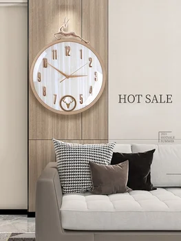 Sieninis laikrodis kambarį namuose mados 2021 naujas smūgis-nemokamai kvarcinis laikrodis šviesos prabangus laikrodis modernus minimalistinio atmosfera laikrodis