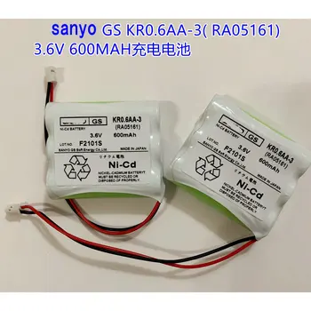 Visiškai naujas sanyo GS KR0.6AA-3( RA05161) 3.6 V 600MAH įkraunama baterija