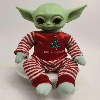 Kalėdų Naujas Yoda Pav Grogu Veiksmų Skaičius, Žaislai Anime Kūdikių Yoda Star Wars 25cm Anime Pliušinis Lėlės Kalėdų Dovanos Vaikams