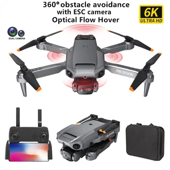 Drone ESC HD Dual Camera 5G Wifi FPV 360 Visas Kliūtis, Išvengti Optinio Srauto Užveskite Sulankstomas Quadcopter Berniukas Dovana