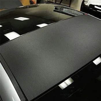 127cm*30cm Pilna automobilių padengti lipdukai 3D Anglies Pluošto Automobilių Filmas Vandeniui Automobilių Lipdukai, Vinilo Plėvelė Už Automobilio Apdailos