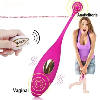 Analinis Makšties Klitorio Vibratorius Kelnaitės Vibruojantis Kiaušinis Nešiojami Dildo Sekso Žaislas Masažas su Belaidžio Nuotolinio Valdymo Suaugusiems Moterims