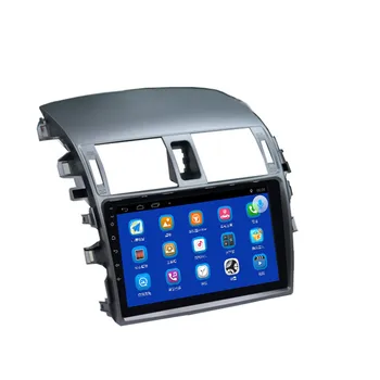 9inch Android 9.1 Automobilio Radijo Multimedijos Grotuvas GPS 2+32GB Navigacijos Toyota Corolla 08-13 su Kamera 8LED