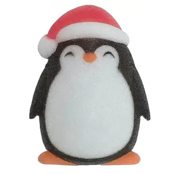 Kalėdų Šviesos Apima Sniego Pingvinas Kalėdų Nykštukas Šviesos Kabinti Dangtelis Su Bungee Virvės Lauko Šviesos Atspalvių Šaliai Dekoro