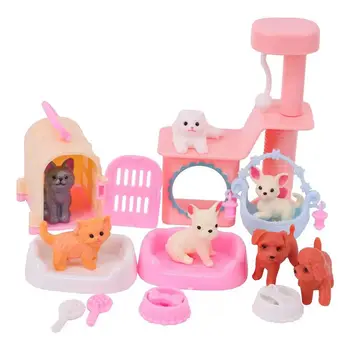 Naujausias Mados Rankų darbo Kawaii Miniatiūriniai Lėlių Priedai Pet Vaikas Žaislai, Maisto produktai, Barbie, 