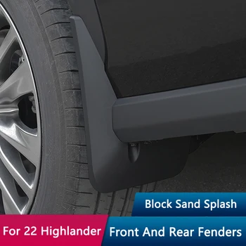 QHCP Mudguard Sparnas Purvo Atvartu Guard ABS Priekinės Galinės Splash Purvasargių Toyota Highlander Kluger 2021 2022 Automobilių Optikos Priedas