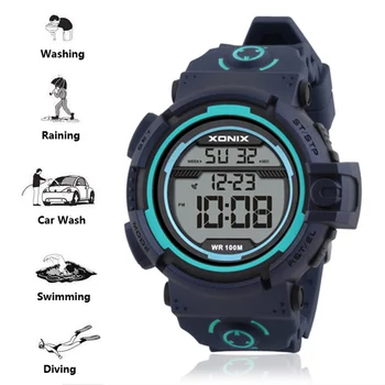 Sporto Laikrodžiai Vyrų Mados karių, Skaitmeninis Žiūrėti Vandeniui Elektroninis Laikrodis Mens Laikrodis Relogios Masculino