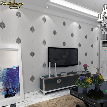 beibehang Šiuolaikinės Paprastas gėlių tapetai kambarį, miegamąjį, TV foną, tapetų sienos popieriaus tapetai sienų ir 3 d
