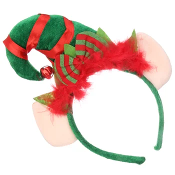 Kalėdų Plaukų Lankelis Kepurės Skrybėlės, Aksesuarai, Dekoro Elf Šalies Photoprops Moterų Juostų Elnių Snaigės Kaspinai Santa Šlepetės