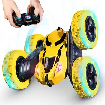 Karšto RC Automobilių 2.4 G 4CH Stunt Drift Deformacijos Buggy Automobilių Nuotolinio Valdymo Roll Automobilių 360 Laipsnių Flip Vaikams Robotas RC Automobilių Žaislai
