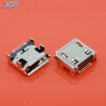 JCD 20pcs Naujos Micro USB 7pin B type Female Jungtis Mobiliojo Telefono 