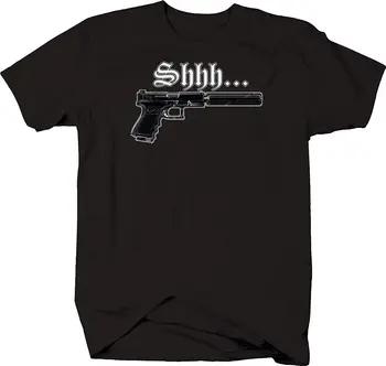 Juokinga Gun 2 Pakeitimas Softstyle T Marškinėliai Black Priemoka Medvilnės, trumpomis Rankovėmis O-Kaklo Mens Marškinėlius S-3XL