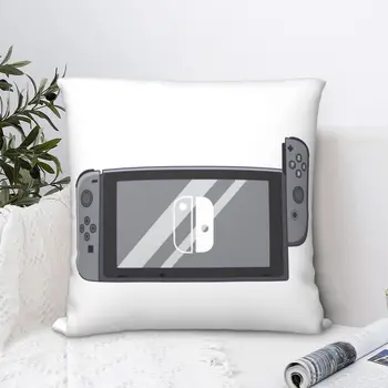 Nintendo Switchs Aikštėje Užvalkalas Pagalvėlė Padengti Klaidingą Užtrauktukas Namų dekoro Poliesteris Namų Paprasta, 45*45cm